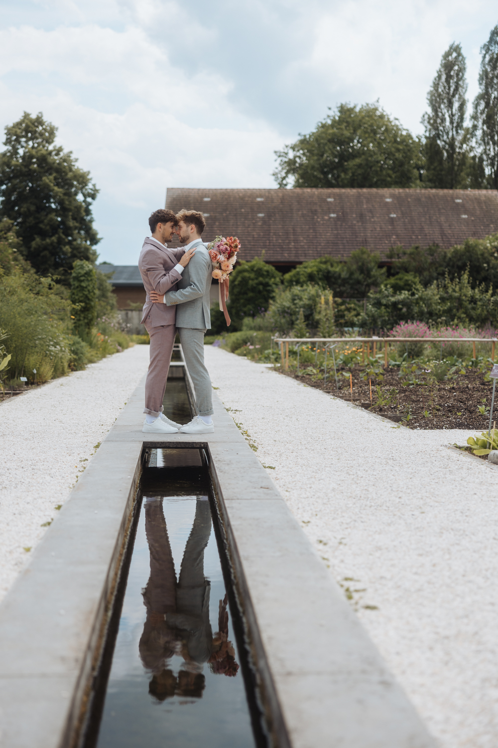 Hochzeit Elopement Merian Gärten Basel