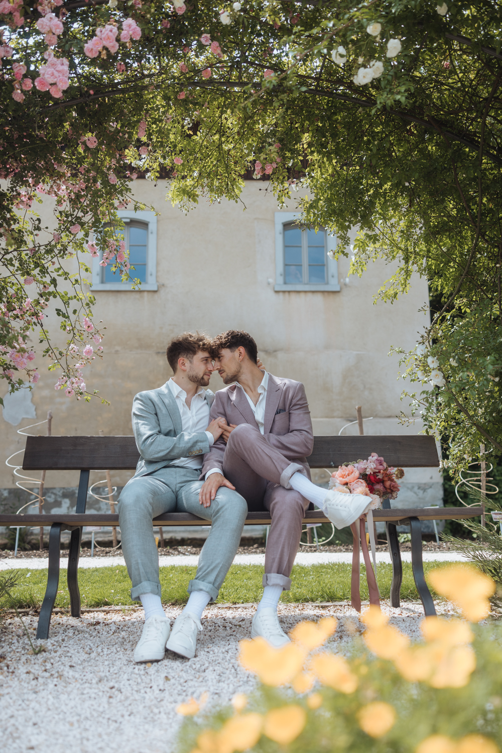 Hochzeit Elopement Merian Gärten Basel